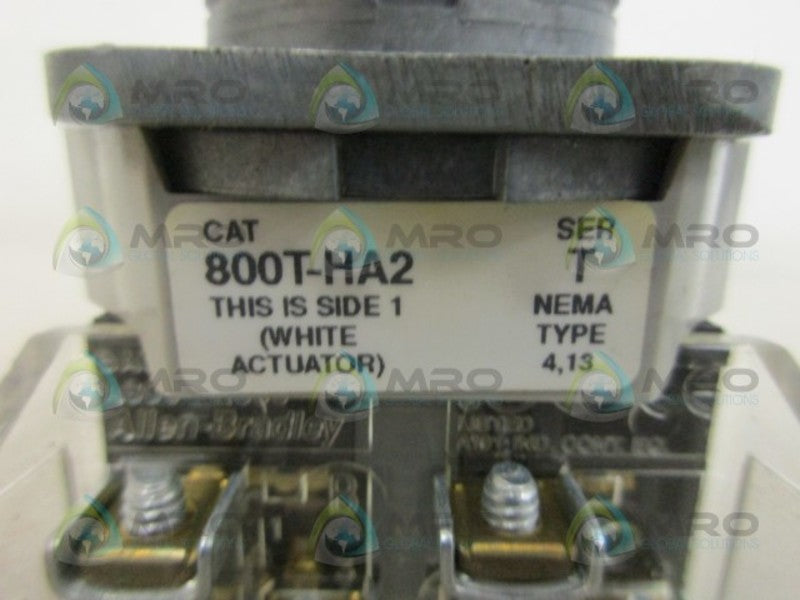 INDUSTRIAL SPARE PART 800T-HA2 SER. T SELECTOR SWICTH UNMP