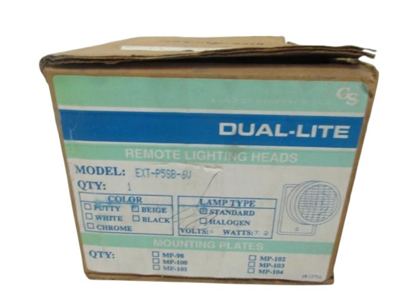 DUAL-LITE EXT-P5SB-6V REMOTE LIGHTING HEADS NSMP
