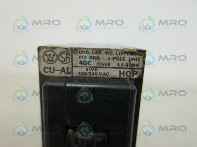WESTINGHOUSE HQP1015  UNMP