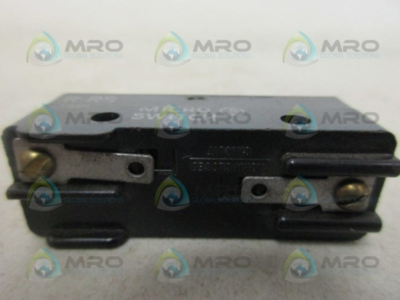 MICRO SWITCH R-RS SENSITIVE SWITCH UNMP