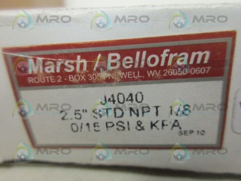 BELLOFRAM J4040 GAUGE 0-15 NSMP