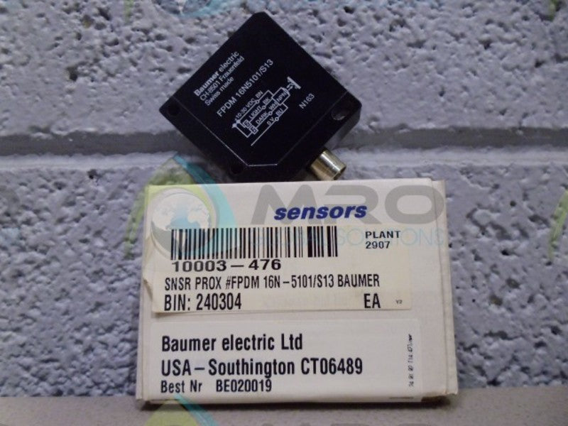 BAUMER 16N5101/S13 SENSOR NSMP