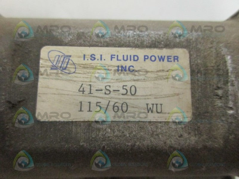 I.S.I 41-S-50 VALVE NSNP