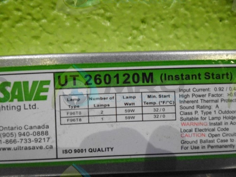 ULTRASAVE UT260120M BALLAST NSNP