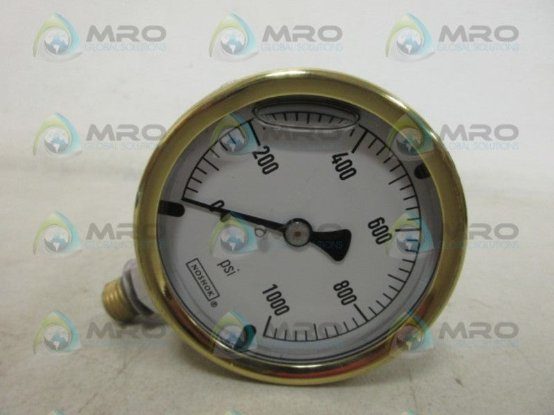 NOSHOK 25-300-SST-1000 GAUGE 0-1000 NSMP