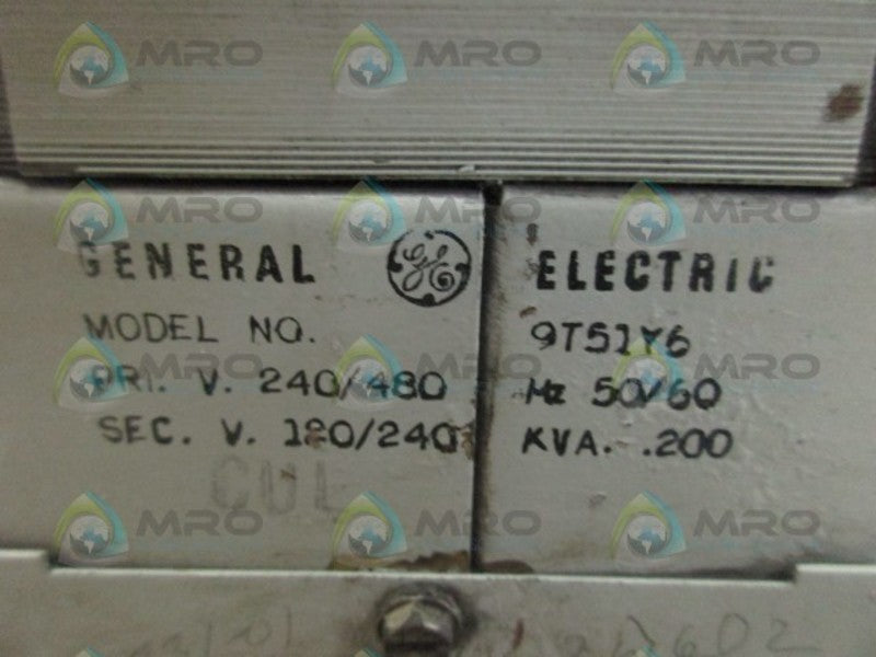 GENERAL ELECTRIC 9T51Y6 TRANSFORMER UNMP