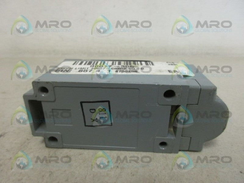 SQUARE D 9007B61B2 LIMIT SWITCH UNMP