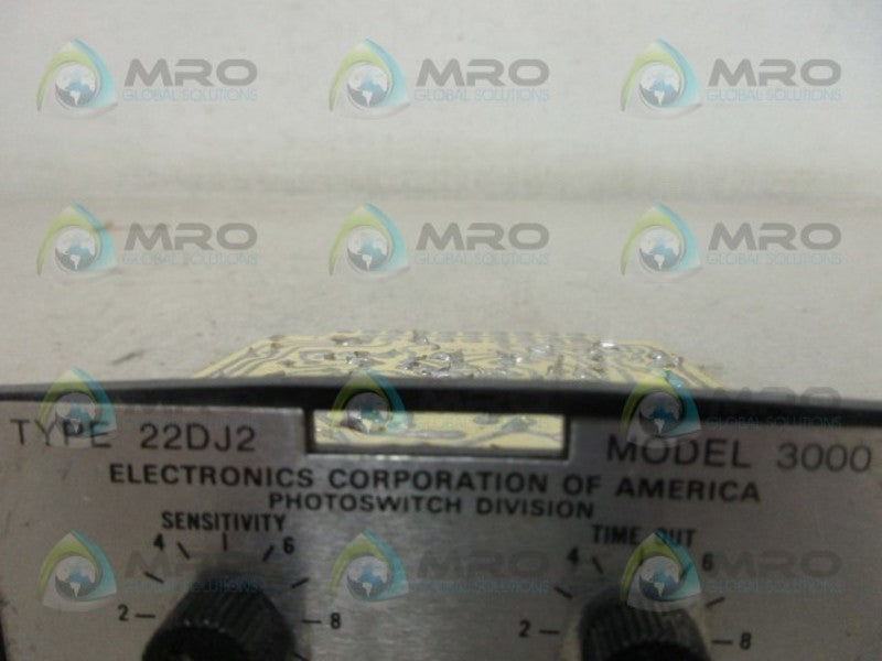 INDUSTRIAL SPARE PART 22DJ2-3000 PHOTOSWITCH UNMP