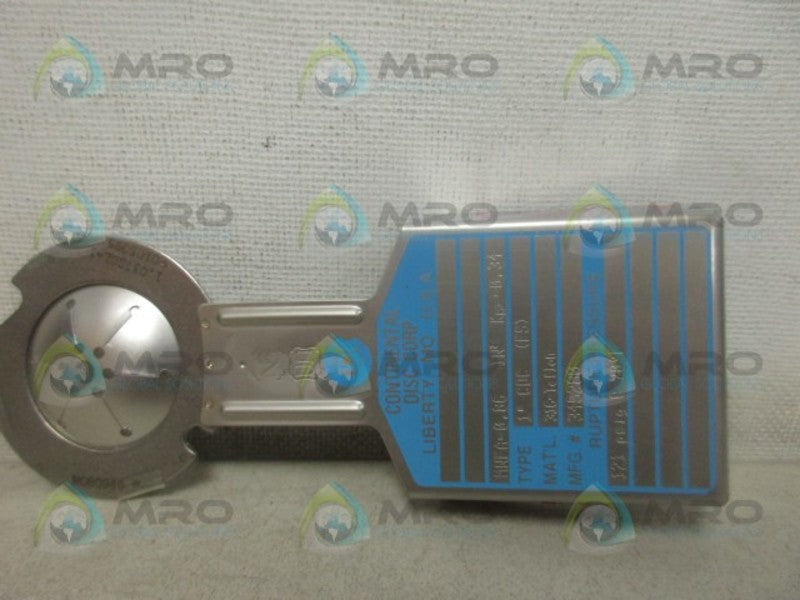 CONTINENTAL DISC 316-TEFLON NSMP