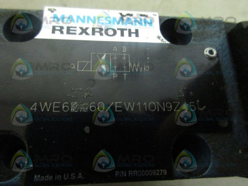 REXROTH 4EW6JR60/EW110N9Z55L VALVE UNMP