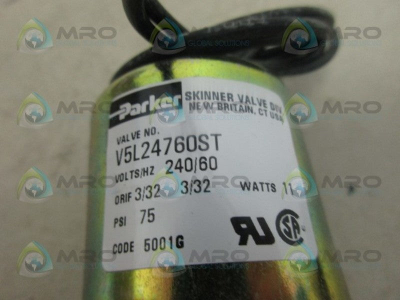 PARKER V5L24760ST SOLENOID VALVE NSNP