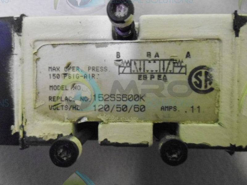 NUMATICS 152SS600K UNMP