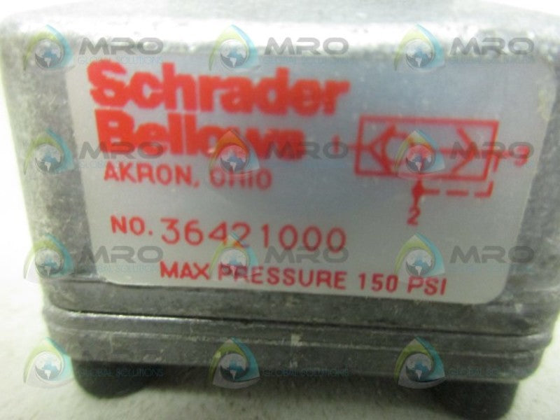SCHRADDER BELLOWS 036421000 EXHAUST VALVE NSMP