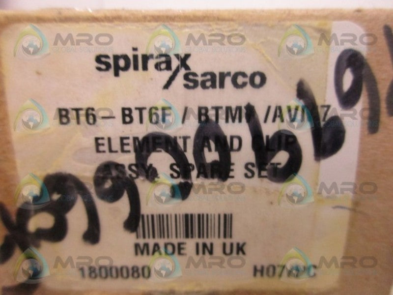 SPIRAX 1800080 SPARE SET NSMP