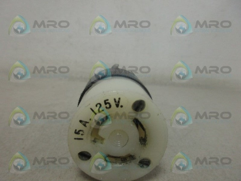 HUBBELL 15A.125V. CONNECTOR UNMP