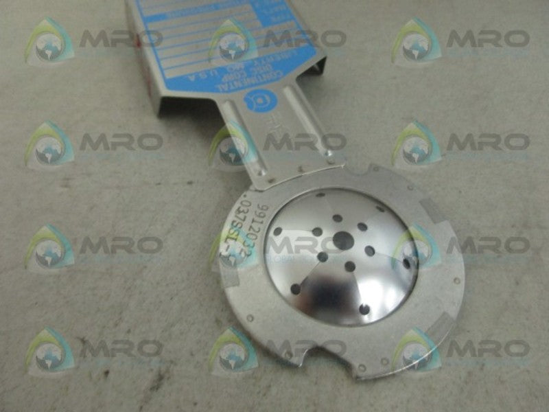 CONTINENTAL DISC 316-TEFLON 1" RUPTURE PRESSURE NSNP