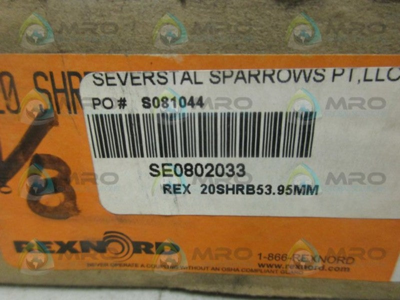 REXNORD 20SHRB53.95MM HUB NSMP