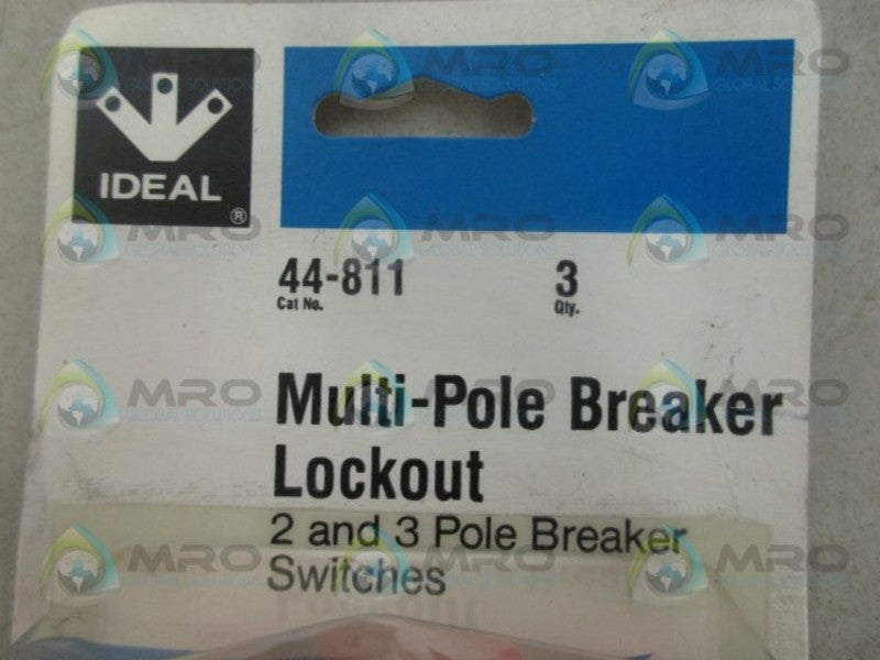 IDEAL 44-811 MULITI-POLE BREAKER LOCKOUT (PKG OF 3) NSMP