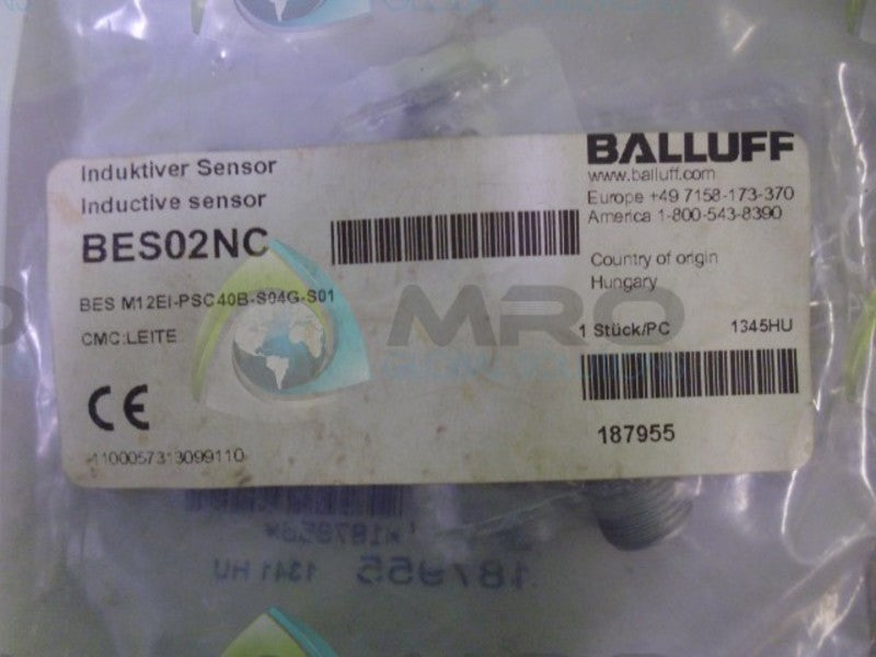 BALLUFF BES M12EI-PSL40B-S040-801 NSNP IN BAG