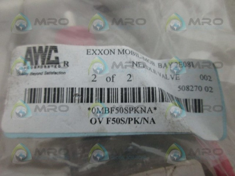 OLIVER 0MBF50SPKNA NEEDLE VALVE NSMP