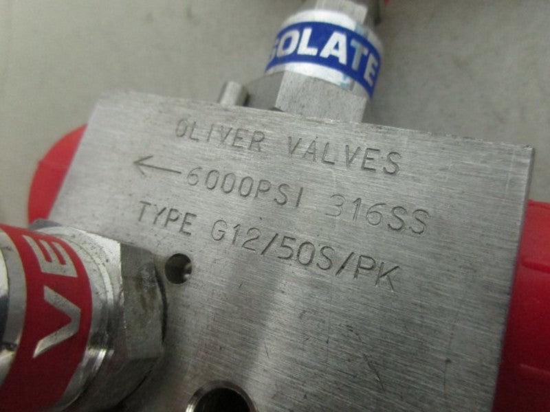 OLIVER VALVES G12/50S/PK VALVE NSNP