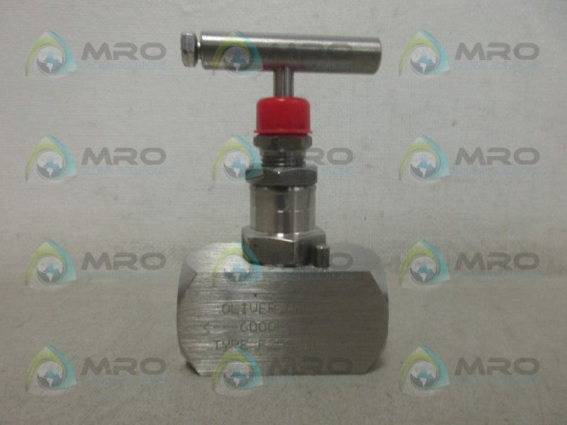 OLIVER VALVES F25S/NA/PK NEEDLE VALVE NSNP