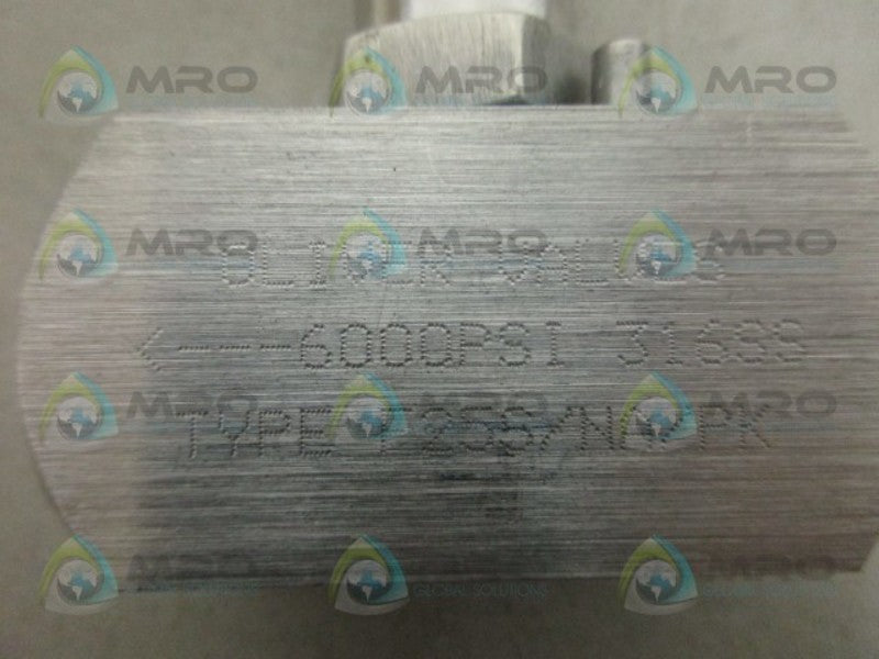 OLIVER VALVES F25S/NA/PK NEEDLE VALVE NSNP