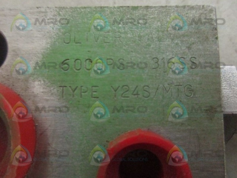 OLIVER VALVES Y24S/MTG VALVE NSNP
