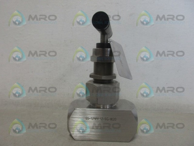 WHITEY SS-12NRF12-SG-W20 VALVE NSNP