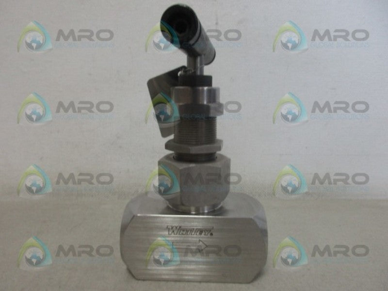 WHITEY SS-12NRF12-SG-W20 VALVE NSNP