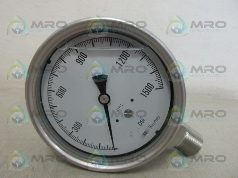 BAUMER MEX5-D61-H31 GAUGE 0-1500 NSMP
