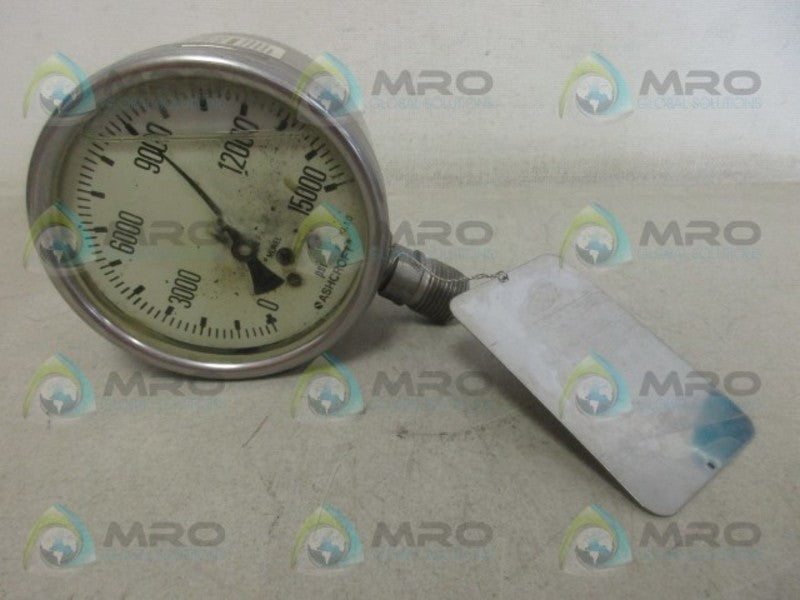 ASHCROFT 10-2202-15000 GAUGE UNMP