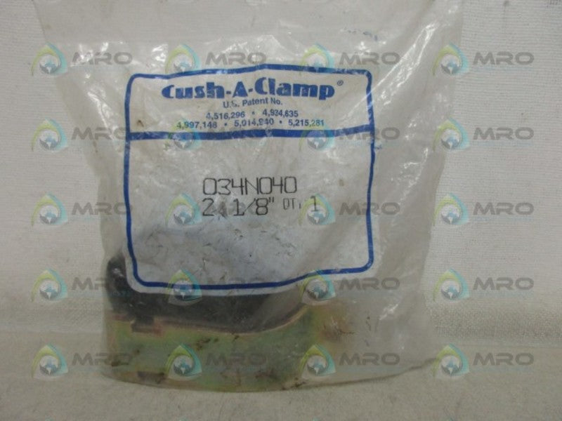 CUSH A CLAMP 034N040 2 1/8" PIPE NSMP