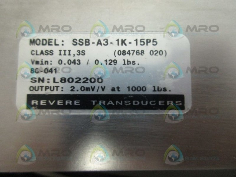 METTLER TOLEDO 084768020 TRANSDUCER NSMP