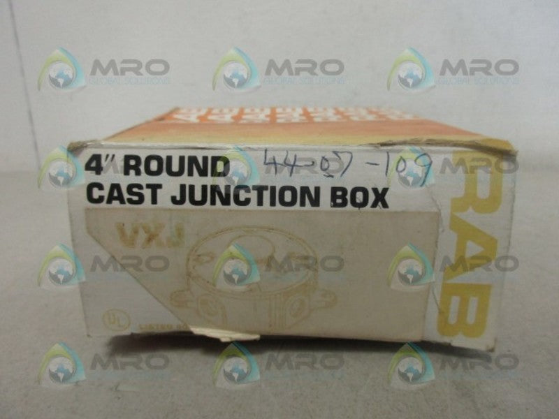 RAB VXJ 4" JUNCTION BOX NSMP