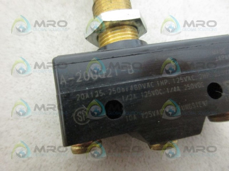 OMRON A-20GQ21-B SWITCH UNMP