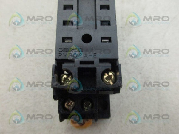 OMRON PYF08A-E RELAY SOCKET UNMP