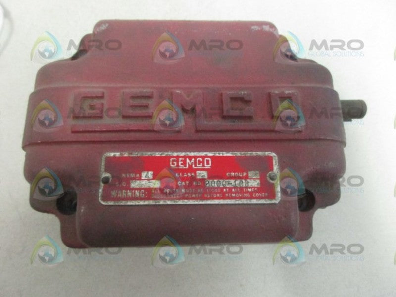 GEMCO 2000-10B ROTARY LIMIT SWITCH UNMP