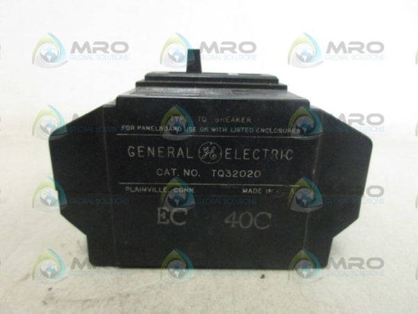 GENERAL ELECTRIC TQ32020 CIRCUIT BREAKER 3P UNMP