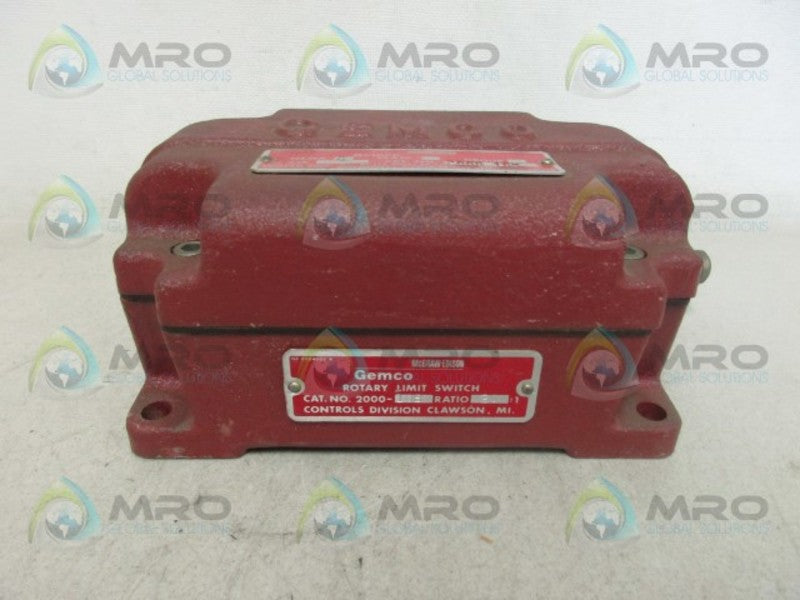 GEMCO 2000-10B LIMIT SWITCH NSNP