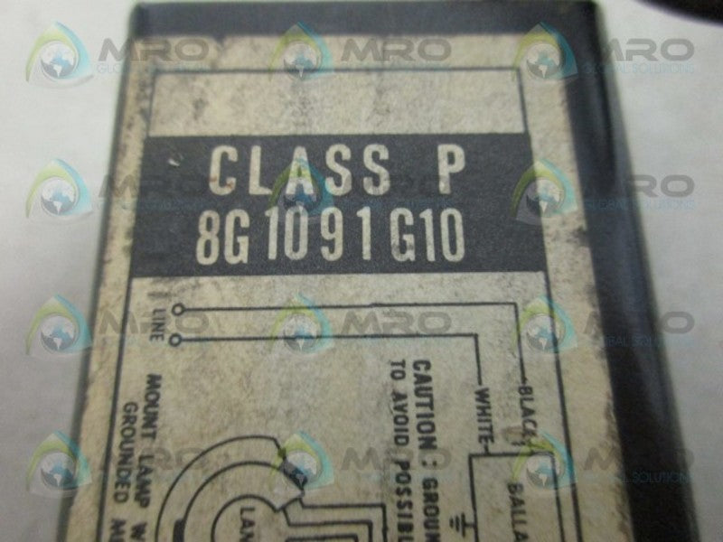 GENERAL ELECTRIC 8G1091G10 BALLAST NSNP