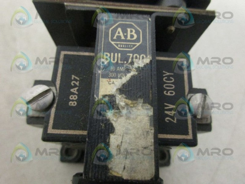 ALLEN BRADLEY 700-88A27 RELAY UNMP