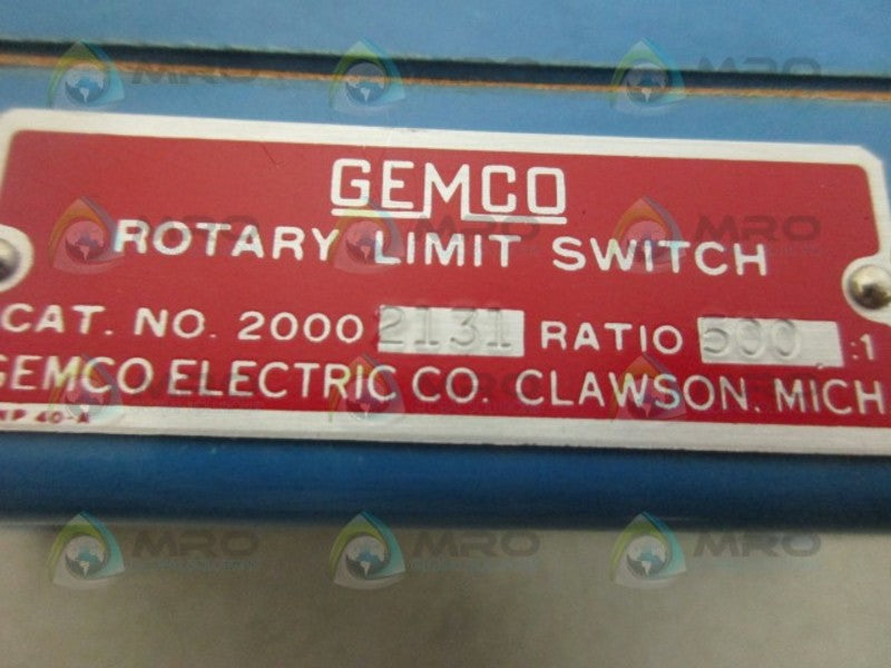 GEMCO 2000-2131 ROTARY LIMIT SWITCH NSNP