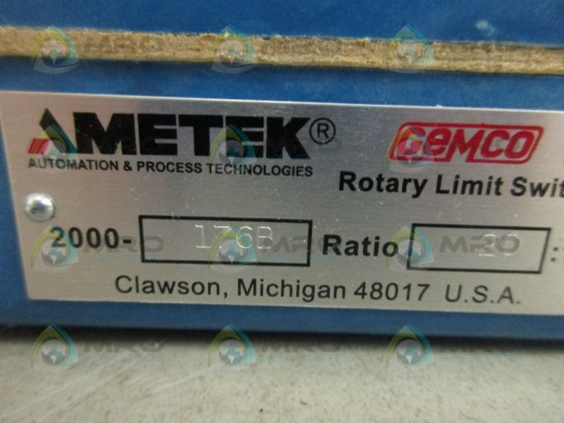 AMETEK 2000-176B ROTARY LIMIT SWITCH NSMP
