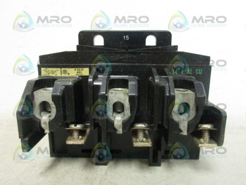 PUSHMATIC P4315 CIRCUIT BREAKER NSMP