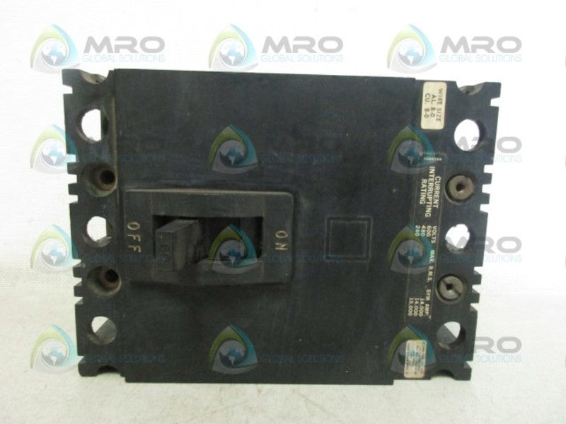 SQUARE D FAL3600 CIRCUIT BREAKER UNMP