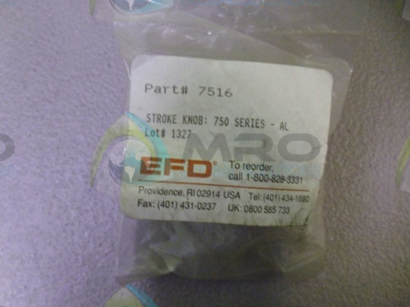 EFD 7516 STROKE KNOB 750 SERIES NSNP IN BAG