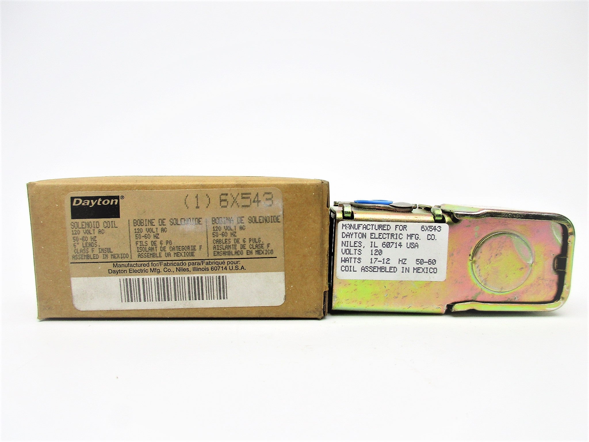 DAYTON ELECTRIC 6X543 120VAC NSMP