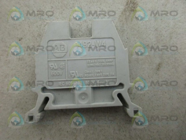 ALLEN BRADLEY 1492-W4 TERMINAL BLOCK  UNMP