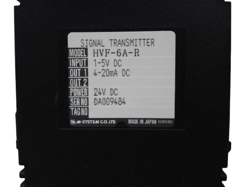 M-SYSTEM HVF-6A-R TRANSMITTER NSMP
